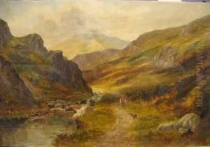 Landscape With Mountain by Henry W. Henley