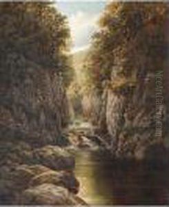The Fairy Glen, Signed; Signed 
And Titled On Reverse, Oil On Canvas, 61.3 X 50.7 Cm.; 24 X 20 In