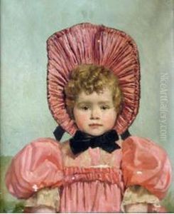 Fillette A La Coiffe Rose. Fillette A La Coiffe Rose.