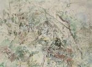 An Overgrown River Backwater by Thomas Barclay Hennell