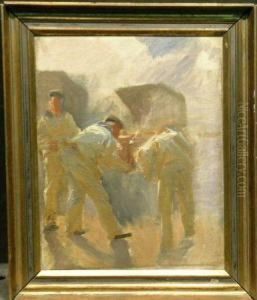 Three Sailors by Erik Henningsen