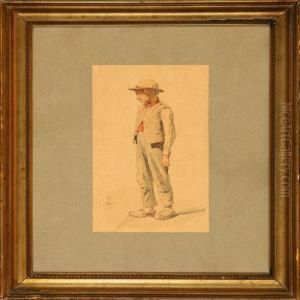 A Boy by Frants Peter Didrik Henningsen