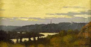 La Seine Aux Environs De Rouen by Narcisse Henocque