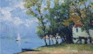 Maison Au Bord De L'eau by Narcisse Henocque