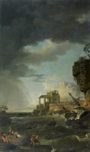 Cote Mediterraneenne Par Gros Temps