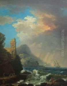 Scene De Tempete Et Naufrage