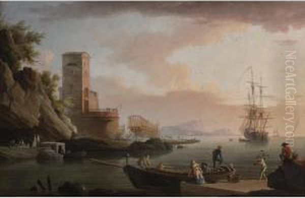 Mediterranean Harbor With A Shipyard - view 1