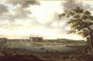 Chantilly in 1781, View from Vertugadin by Hendrik Frans de Cort
