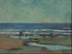 Sur Le Plage by Edward Lamson Henry
