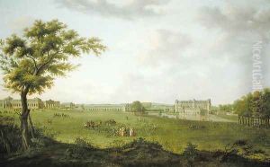 View of the Chateau de Chantilly from the Lawn, 1781 by Hendrik Frans de Cort