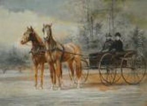 Mr. And Mrs. Brett In Asurrey by Edward Lamson Henry