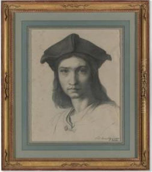 Portrait Of A Young Man, Said To Be Baccio Bandinelli After Andrea Del Sarto - view 1