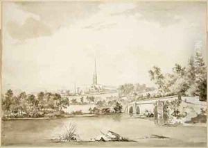 Arnon Bridge by Hendrik Frans de Cort