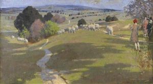 Springtime On The South Downs by George Henry