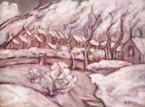 Snow At Rathgar by Grace Henry