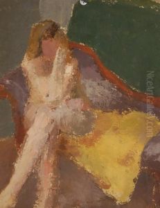 Nude Woman On A Couch by Grace Henry