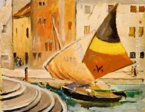 Boat Coming In To Harbour, Chioggia - view 1