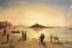 Sunset at Sainnt Malo by Conrad Wise Chapman