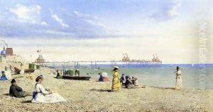 Plage de Brighton by Conrad Wise Chapman
