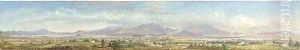 Important panoramic view of the Valley of Mexico, San Angel