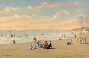 The Beach at Houlgat by Conrad Wise Chapman