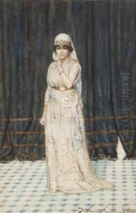 Portrait Of A Young Lady In Orientalistattire Portrait Of A Young Lady In Orientalistattire