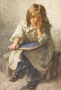 The Art Lesson; The Rule Of Three, Apair by John Henry Henshall
