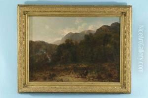 Mountainscape by Frederick Henry Henshaw