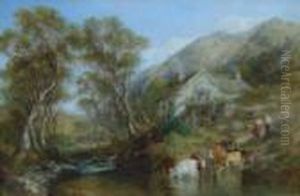The Water Mill by Frederick Henry Henshaw