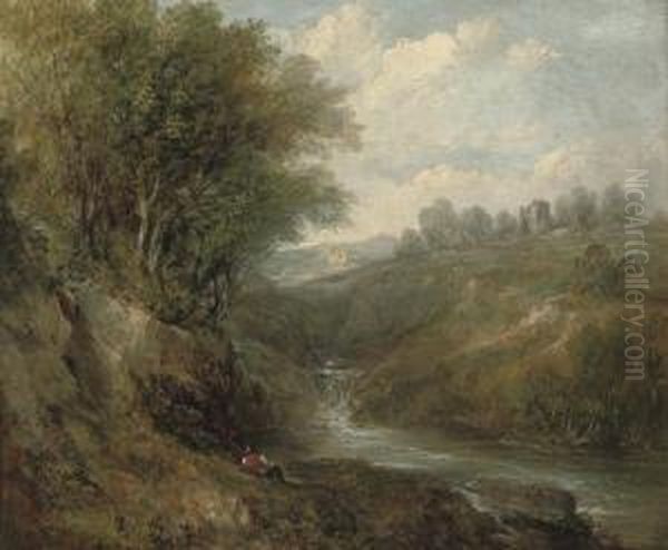 A Rest By The Waterfall - view 1