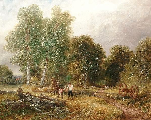 Workers In The Forest - view 1