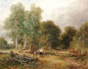Workers In The Forest