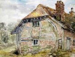 Rustic Barn by Frederick Henry Henshaw