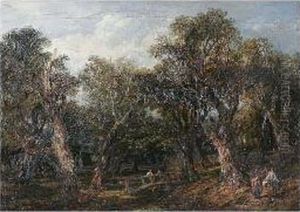 Scene In The Forest Of Arden, Warwickshire