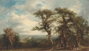 Kenilworth Castle From Woodhall Road, Warwickshire by Frederick Henry Henshaw