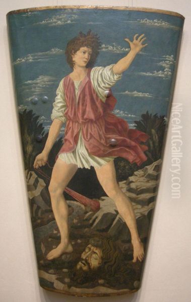 David with the Head of Goliath, c.1450-55 by Andrea Del Castagno