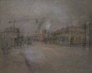 City Street Scene by Glenn Cooper Henshaw