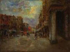 New York Street Scene by Glenn Cooper Henshaw