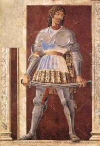 Famous Persons Pippo Spano 1450 by Andrea Del Castagno