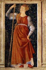 Queen Tomyris, from the Villa Carducci series of famous men and women, c.1450 by Andrea Del Castagno