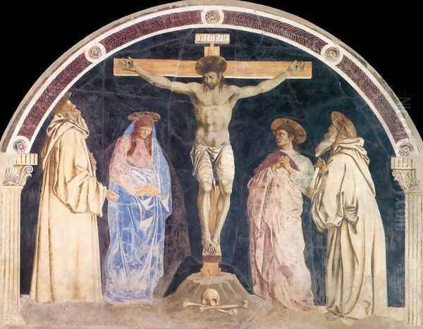 Crucifixion 1455 by Andrea Del Castagno