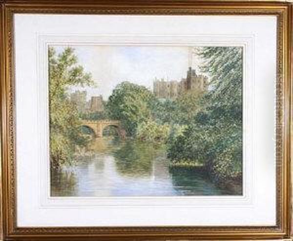 Alnwick Castle And The Lion Bridge - view 1
