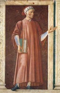 Famous Persons Dante Allighieri 1450 by Andrea Del Castagno