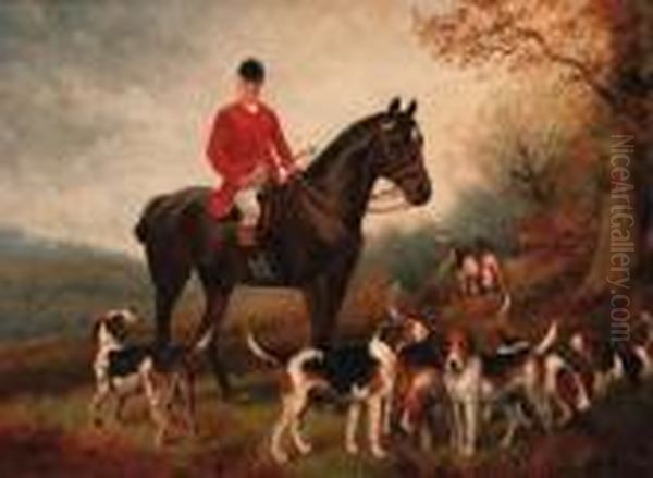 A Huntsman With His Hounds - view 1