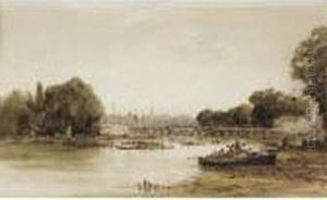 Putney Regatta by Alfred Herbert