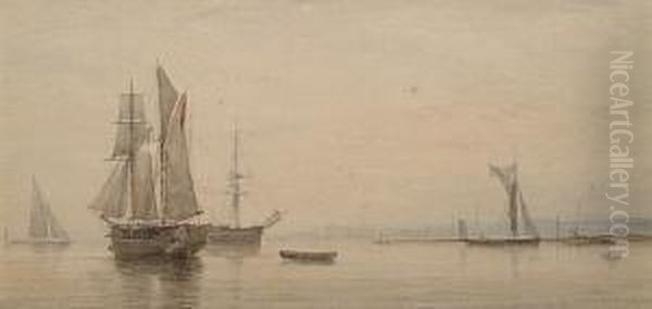 Boats At Anchor - view 1