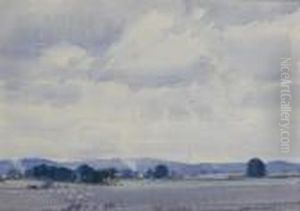 Sheep Country Victoria by Harold Brocklebank Herbert