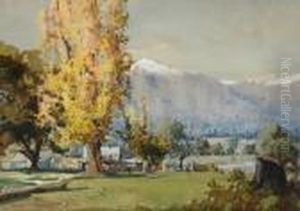 Autumn Higginson Farmtawonga Victoria by Harold Brocklebank Herbert