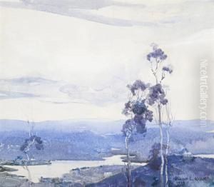 Winter Landscape, Kiewa Valley by Harold Brocklebank Herbert