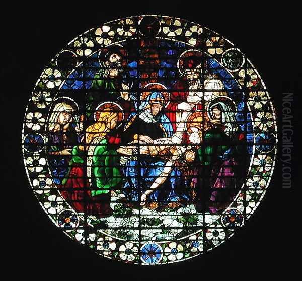 Oculus depicting the Deposition of Christ, 1444 - view 1